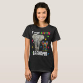 Funny Grandmas Autism Awareness Tshirt For Women. (Voorkant volledig)