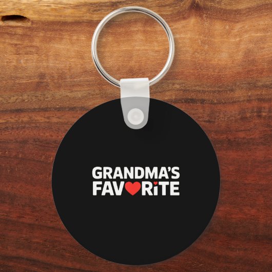 Funny Grandmas Favorite Family Humor Tees For Men  Sleutelhanger (Voorkant)