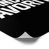 Funny Grandma's Favorite Grandparent Granhild  Poster (Hoek)