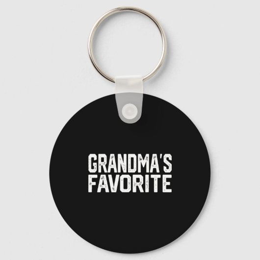 Funny Grandma's Favorite Grandparent Granhild  Sleutelhanger (Voorkant)