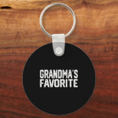 Funny Grandma's Favorite Grandparent Granhild  Sleutelhanger (Voorkant)