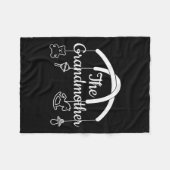 Funny Grandmother Design For Proud Grandmas Premiu Fleece Deken (Voorkant (Horizontaal))