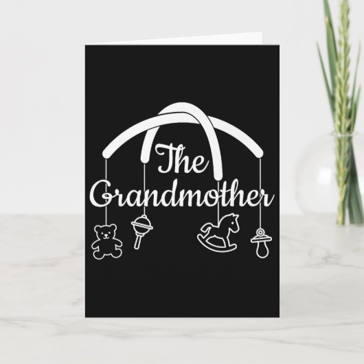 Funny Grandmother Design For Proud Grandmas Premiu Kaart (Voorkant)