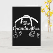 Funny Grandmother Design For Proud Grandmas Premiu Kaart (Gele Bloem)