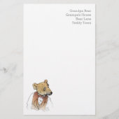 Funny Grandpa Beer Custom Briefpapier (Voorkant)