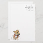 Funny Grandpa Beer Custom Briefpapier (Voorkant / Achterkant)