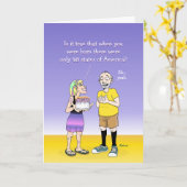 Funny Grandpa Birthday Greeting Card Kaart (Gele Bloem)
