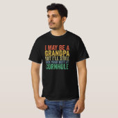 Funny Grandpa Cornhole Game Player T-shirt (Voorkant volledig)