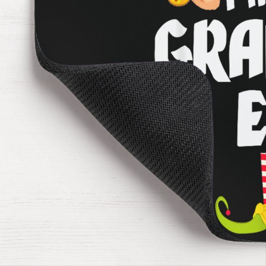 Funny Grandpa Elf Matching Family Group Pj Christm Muismat (Hoek)