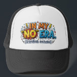 Funny Grandpa In My No Era Grandkids Excluded Trucker Pet<br><div class="desc">Give Grandpa a laugh with this high-energy, vintage comic book inspired design. Featuring a bold "In My 'No' Era" headline, this graphic is the ultimate tribute to the grandfather who has officially retired from everyone’s requests—unless they come from the grandkids, of course. The aesthetic is a vibrant nod to retro...</div>