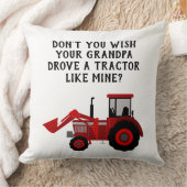 Funny Grandpa Red Tractor Quote Kussen (Deken)