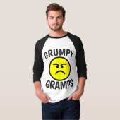 FUNNY GRANDPA T-shirt GRUMPY GRANDFATHER (Voorkant volledig)
