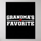 Funny Grandparent Favorite Granhild  Poster (Voorkant)