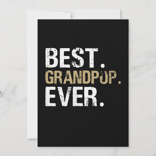 Funny Grandson | Best Grandpop Ever (Voorkant)