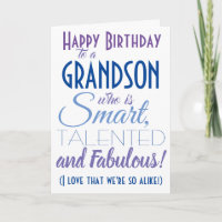 Funny Grandson Birthday