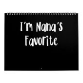 Funny Grandson | Ik ben Nana's favoriet Kalender (Hoes)