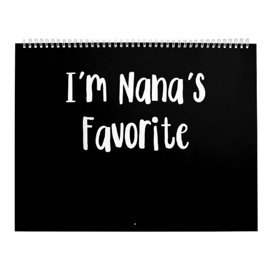 Funny Grandson | Ik ben Nana's favoriet Kalender (Hoes)
