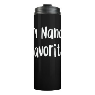 Funny Grandson Ik ben Nana's favoriet Thermosbeker