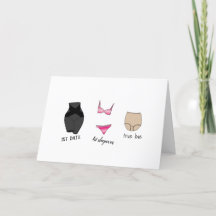 Funny Granny Panties Valentijnsdag Holiday Card