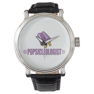 Funny Grape Popsicle Lover Horloge