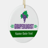 Funny Grapes Keramisch Ornament (Rechts)