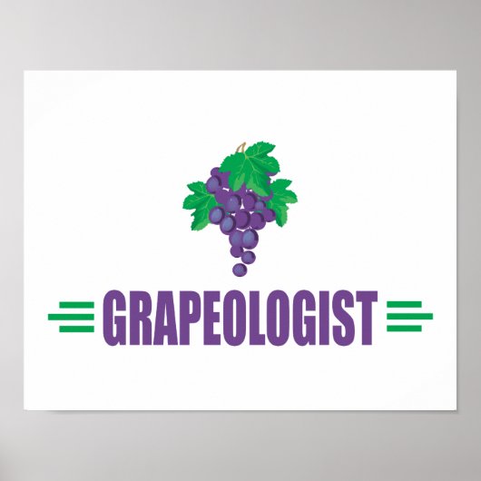 Funny Grapes Poster (Voorkant)
