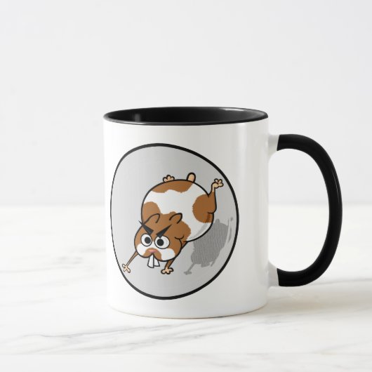 FUNNY GRAPHIC HAMSTER IN BALL RINGER MOK (Rechts)