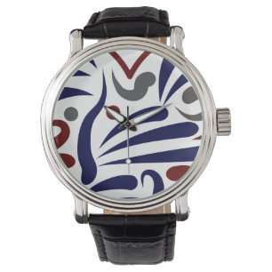 Funny Graphic Pattern Horloge