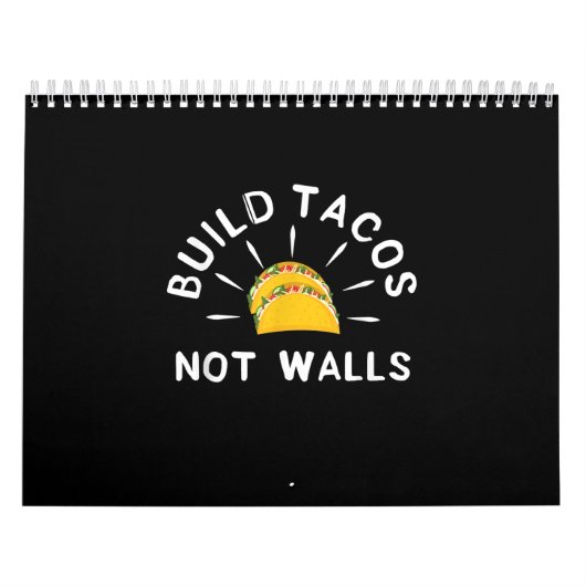 Funny Graphic Taco Mexican Lover Build Tacos Kalender (Hoes)