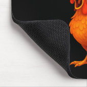 Funny Graphic Tee Chicken Humor Quote Rooster Meme Muismat (Hoek)