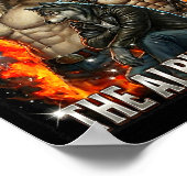 Funny Graphic Tee Hide Your Wife The Alpha Is Here Poster (Hoek)