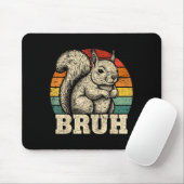 Funny Graphic Tees Squirrel Bruh For Boys Girls Me Muismat (Met muis)