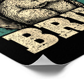 Funny Graphic Tees Squirrel Bruh For Boys Girls Me Poster (Hoek)