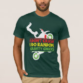 Funny Gravity Check Wielrenner Shirt | Bold Minima (Voorkant)