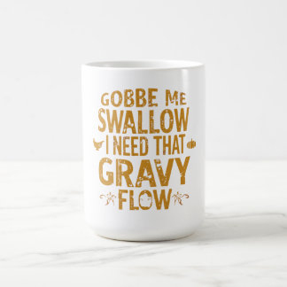 Funny Gravy Flow Thanksgiving Typography Gif Koffiemok