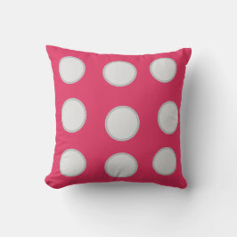 Funny Gray Circles Kussen