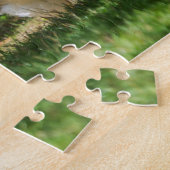 Funny gray ganzen in de Dordogne, Frankrijk Legpuzzel (Zijkant)