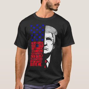 Funny Great Dad Donald Trump Vaderdag Gift T-shirt