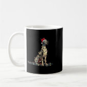 Funny Great Dane Christmas Graphics Dog Lights Lov Koffiemok (Links)