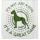 Funny Great Dane Shower-gordijn Douchegordijn (Voorkant)