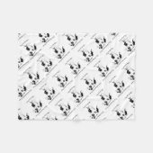 Funny Great Dane Spoiled Dog Humor Quote Fleece Deken (Voorkant (Horizontaal))