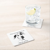 Funny Great Dane Spoiled Dog Humor Quote Kartonnen Onderzetters (Insitu)