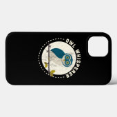 Funny Great Horned Owl Whisperer Bird die Gif beki Case-Mate iPhone Case (Achterkant (horizontaal))