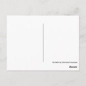 Funny Great Horned Owl WHOM Grammar Briefkaart (Achterkant)