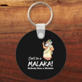 Funny Greek Don't Be A Malaka Nobody Likes Malaka  Sleutelhanger (Voorkant)