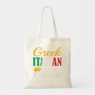 FUNNY GREEK ITALIAANSE PRINCESS Proud Greece Pride Tote Bag