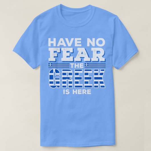 Funny Greek T-shirt (Design voorkant)