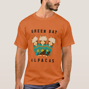 Funny Green Bay Alpacas Sports Team T-shirt