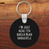 Funny Green Bean Cerole Thanksgiving Dinner Gift  Sleutelhanger (Voorkant)