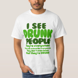 Funny Green Beer Day Humor T-shirt